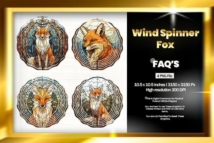 Fox Wind Spinner Sublimation - 04 Variations