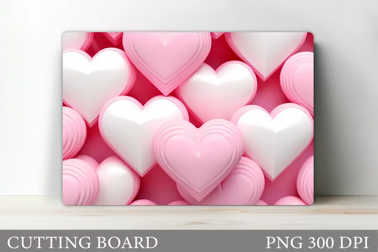 Hearts Cutting Board. Hearts Kitchen Cutting Board Design