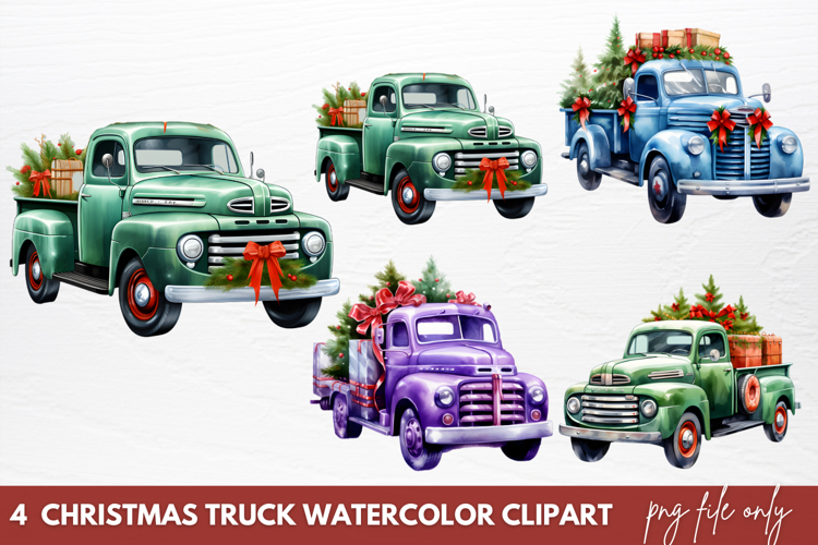 Christmas Watercolor Clipart Image 4
