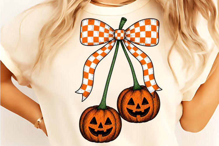 Pumpkin Cherries Halloween PNG, Trending Halloween PNG, Boo