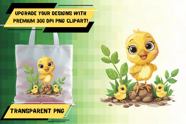 Delightful Watercolor Fauna Sublimation Design