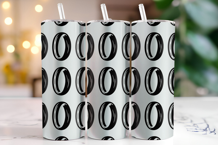 Circles Pattern Tumbler Wrap | Sublimation | Tumblers