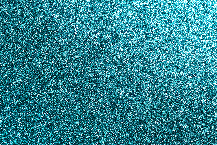 Teal glitter with sparkling texture & shimmering effects