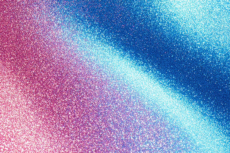 Glittery texture in shades of pink, purple, and blue