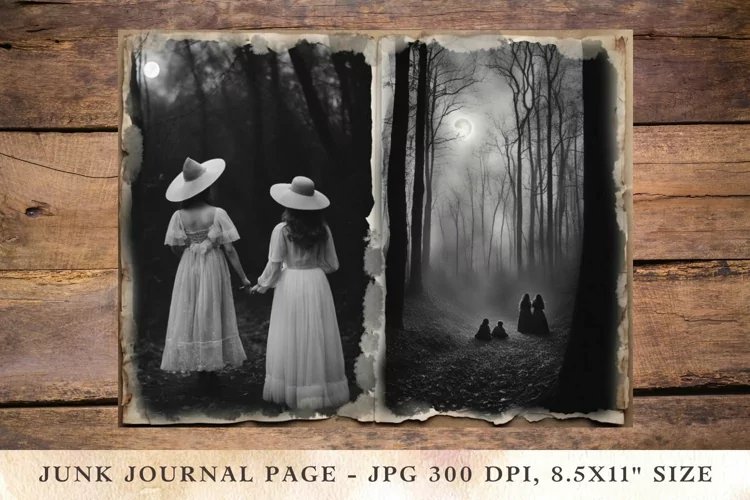 Printable Junk Journal Pages halloween 15