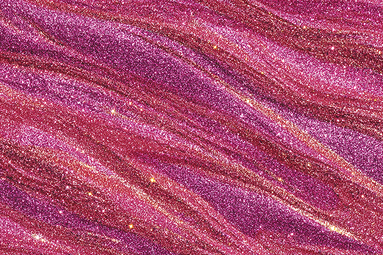 Pink glittery background with sparkling diagonal lines