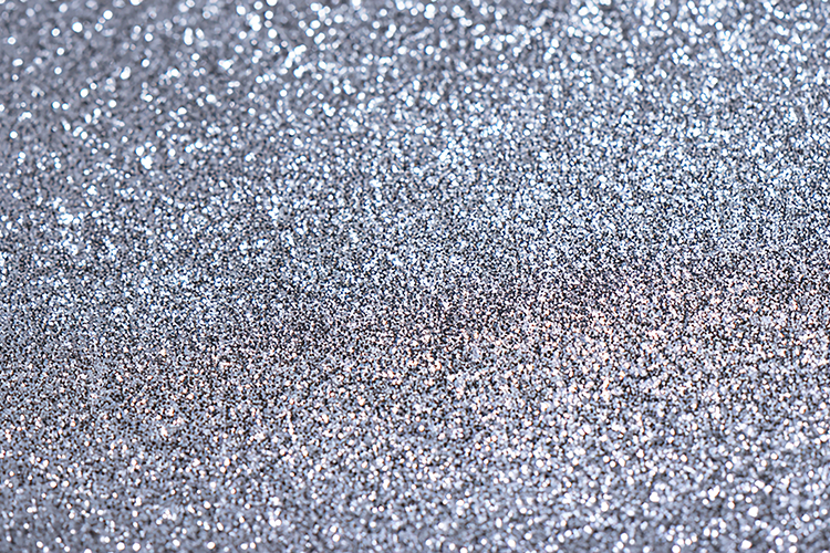 Sparkling silver glitter texture background