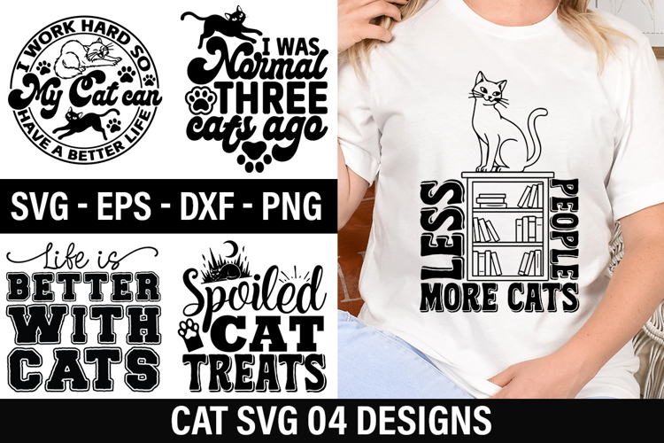 Funny Cat Svg