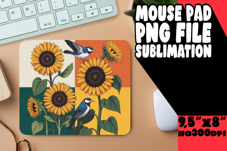 UNIQUE mouse PAD Playful Design, Birds