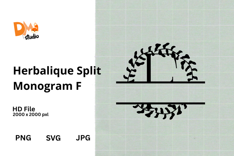 Floral Monogram Letter Svg Image 10
