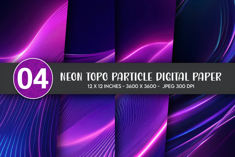 Neon Purple Background Image 3