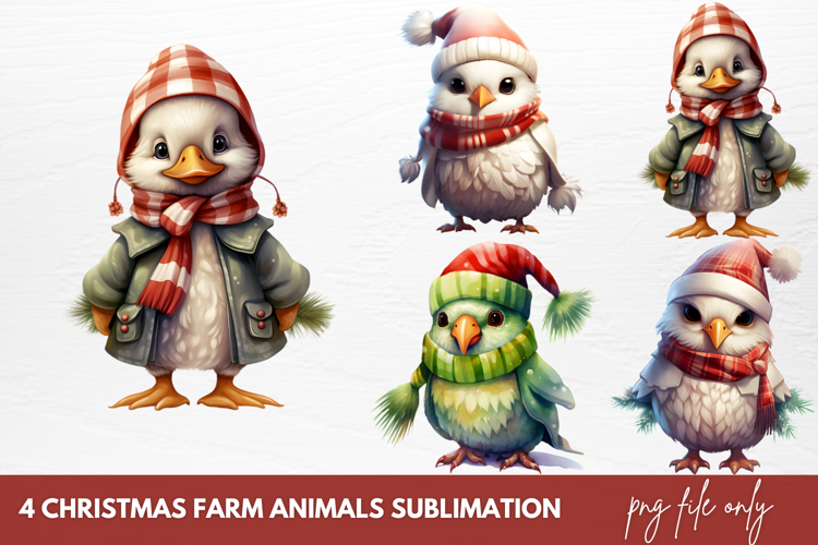 Christmas Watercolor Clipart Image 11