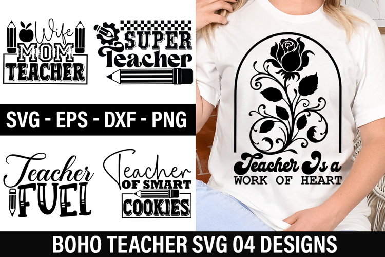 Rainbow Teacher Svg Image 13
