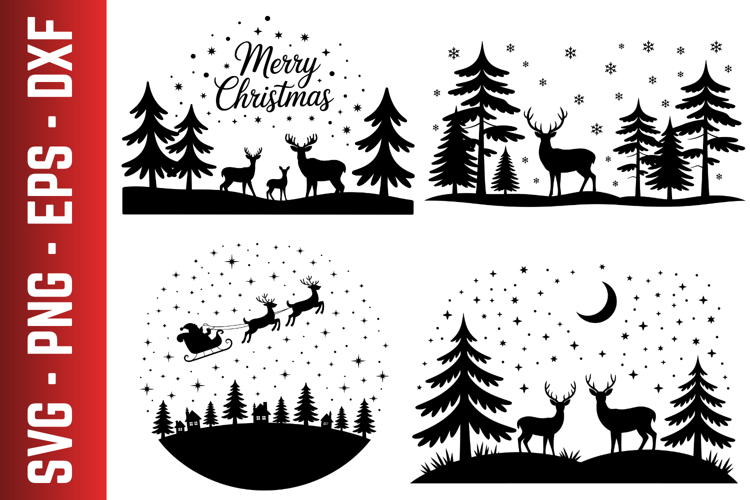 Merry Christmas Tree Svg Image 21