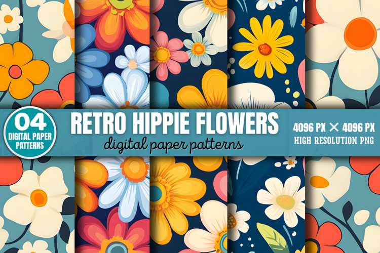 70s Hippie Background Image 23
