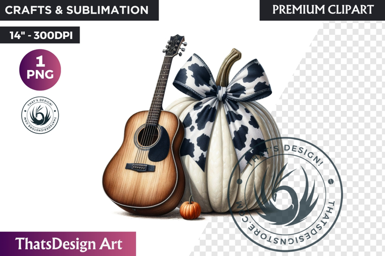 Western Pumpkin Autumn PNG,Cowgirl Coquette bow fall clipart
