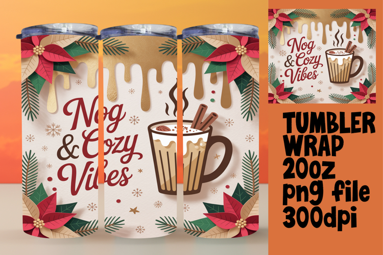 Christmas Tumbler Wrap