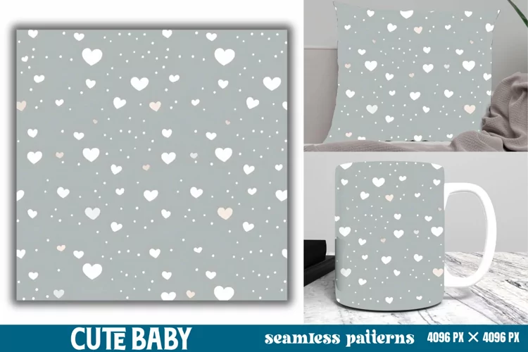 Cute Baby Pastel Digital Papers