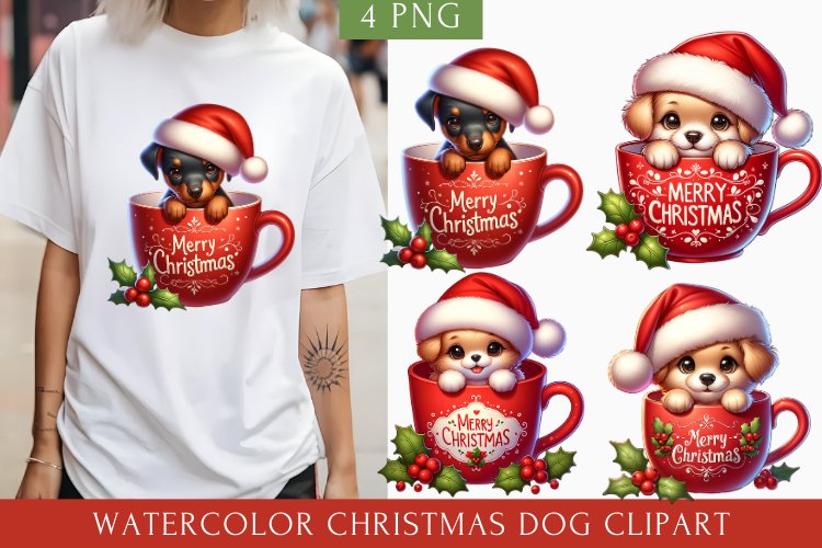 Christmas Watercolor Png Image 12