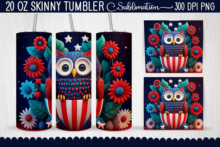 20 Oz Sublimation Tumbler Wrap Image 19