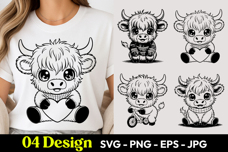 Highland Cow Png Image 15