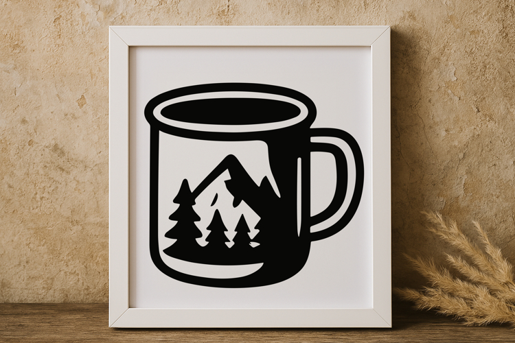 Adventure Mountain Camping SVG