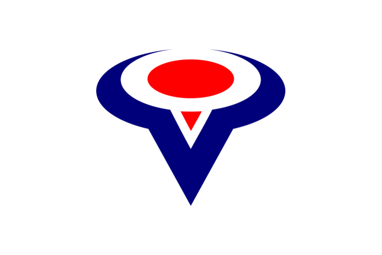 Abstract V O or O V Initial Logo with Bull Horn Symbol