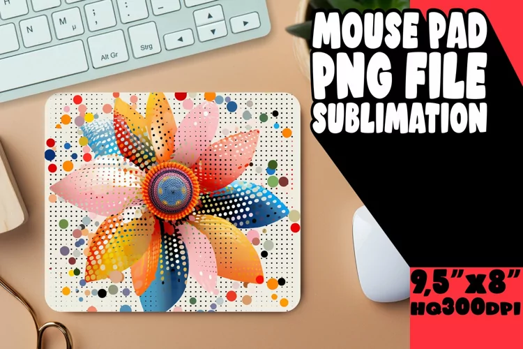 Whimsical Spring Mouse Pad Design