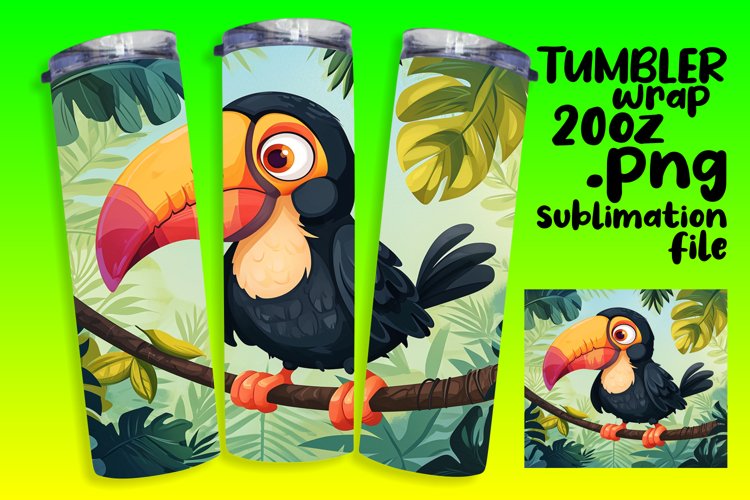 Whimsical Bird Sublimation