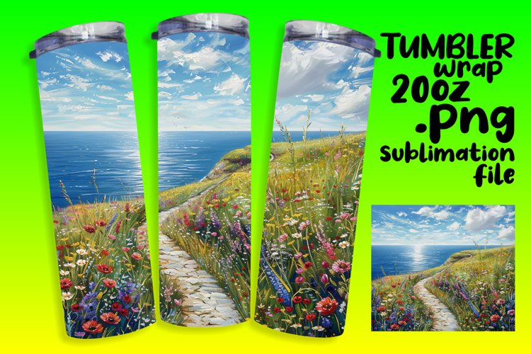 Tranquil Vista Tumbler Sublimation example image 1