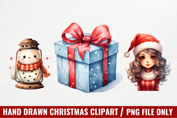 Christmas Watercolor Clipart Image 24