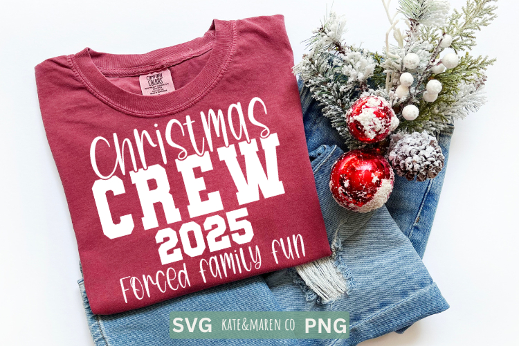 Funny Christmas SVG | Christmas Crew SVG | Christmas 2025