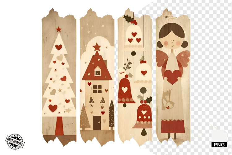 Rustic Christmas Clipart Image 7