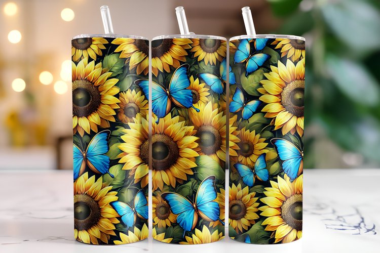 Sunflower Tumbler Wrap | Sublimation