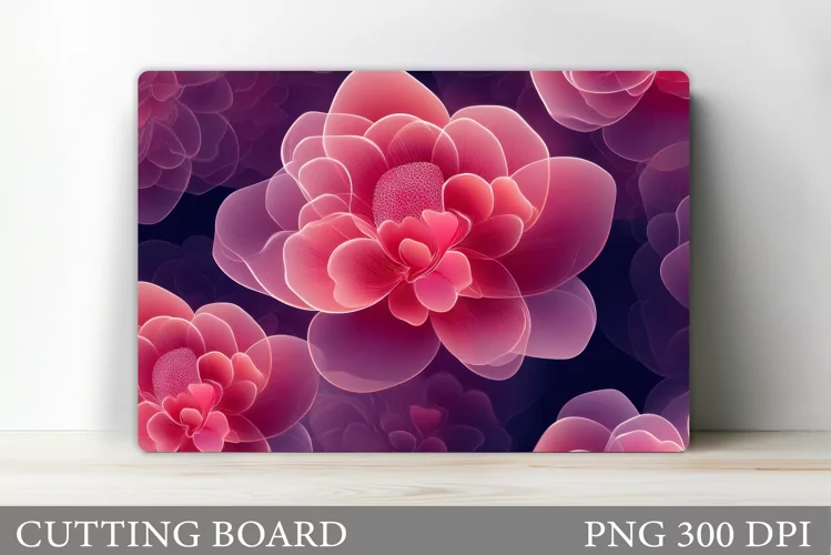 Flowers Cutting Board Design. Flowers Kitchen Cutting Board