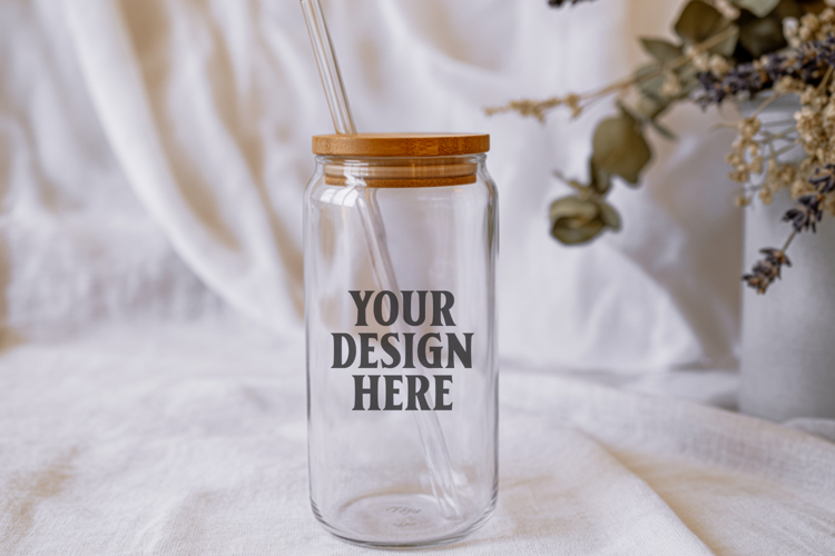 16oz Libbey Can Glass Mockup , libbey glass mockup, beer can