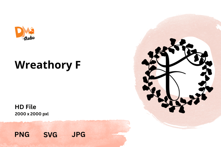 Wreath Monogram SVGs Image 10