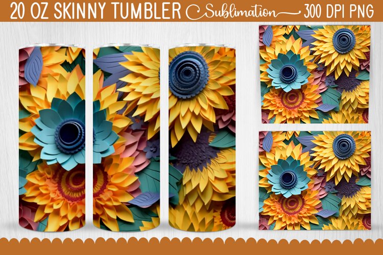 20 Oz Sublimation Tumbler Wrap Image 5