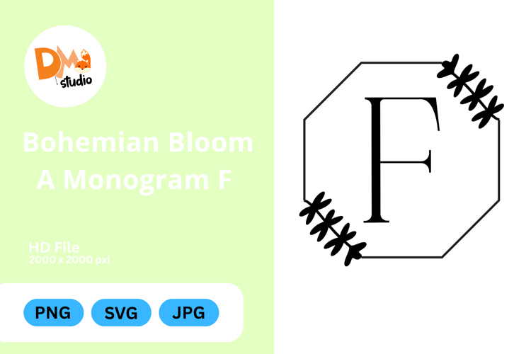 Bohemian Bloom Monogram