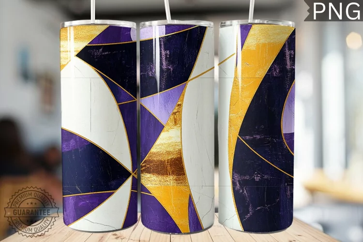 Abstract Pattern Tumbler Warp - High Quality 300 Dpi