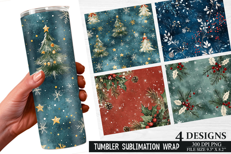 Christmas Tumbler Wrap Image 3