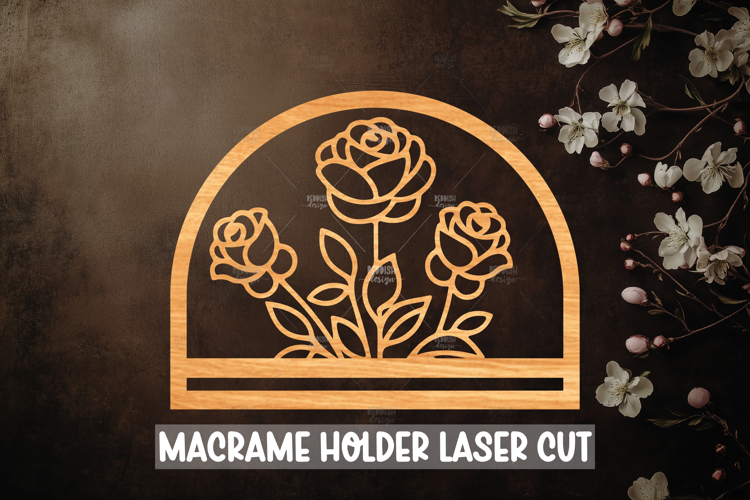 Macrame Holder Laser cut, Home decor Laser Cut