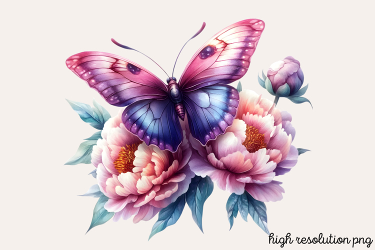 Watercolor Flowers Svg Image 16