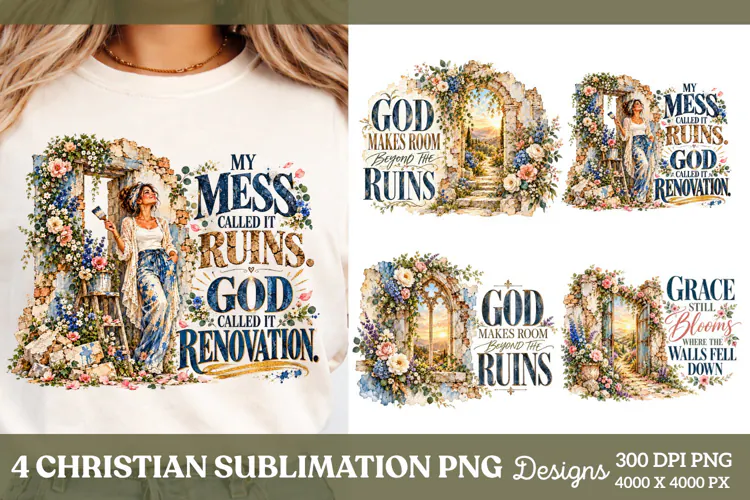 Christian Sublimation PNG Designs