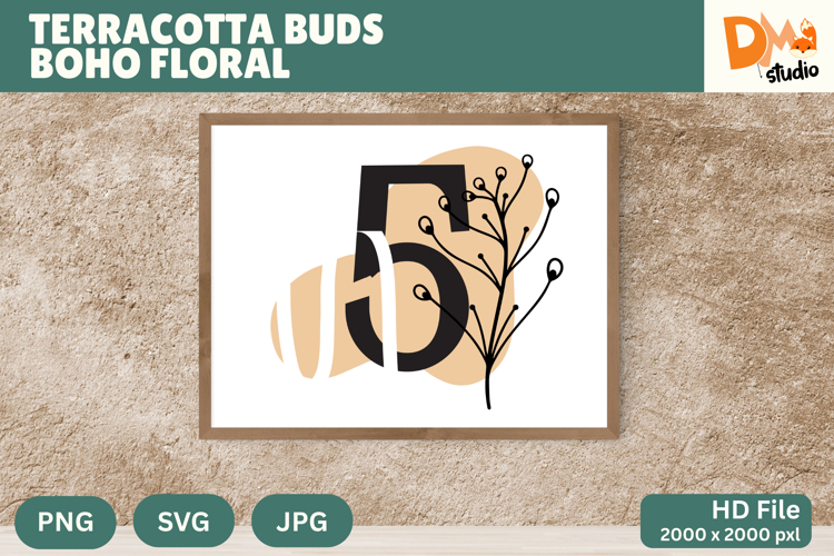 Floral Monogram Letter Svg Image 15