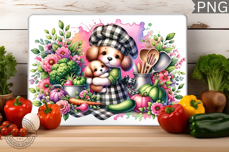 Cutting Board Design, Mother's Day Kitchen Sublimation example image 1