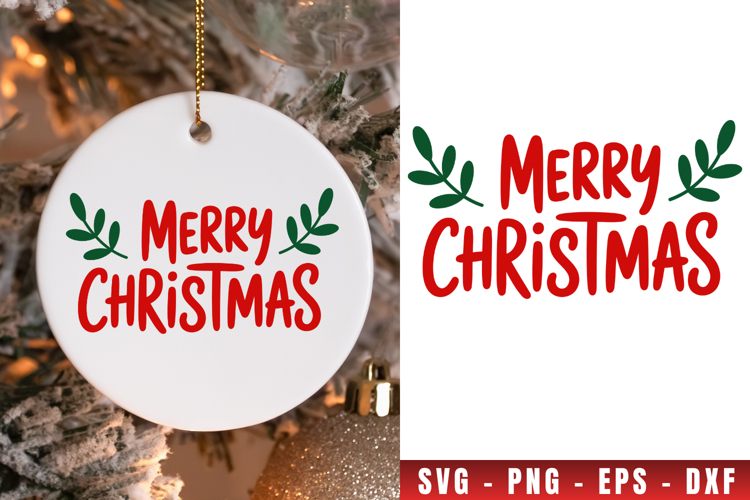 Merry Christmas Tree Svg Image 21