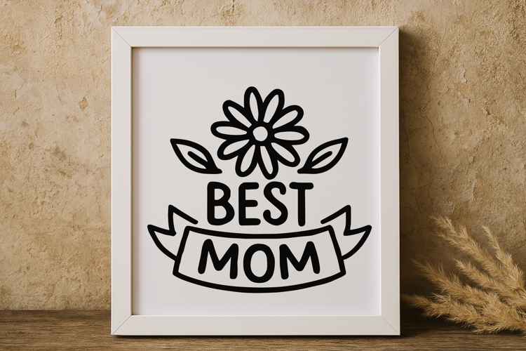 Best Mom SVG Design