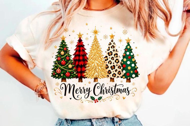 Merry Christmas Tree Collection PNG