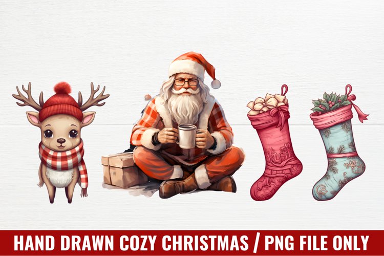 Christmas Watercolor Clipart Image 16